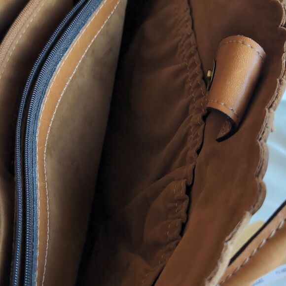 Patricia Nash Adeline 10th Edition Hand Cutout Tooled Leather Tote Bag 🤎 - Picture 7 of 13